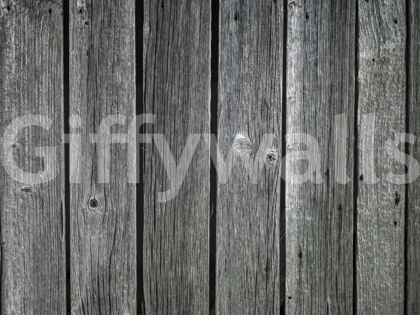 Realistic gray planking Weathered Wood Panel Wall Mural, stylish wall decor.