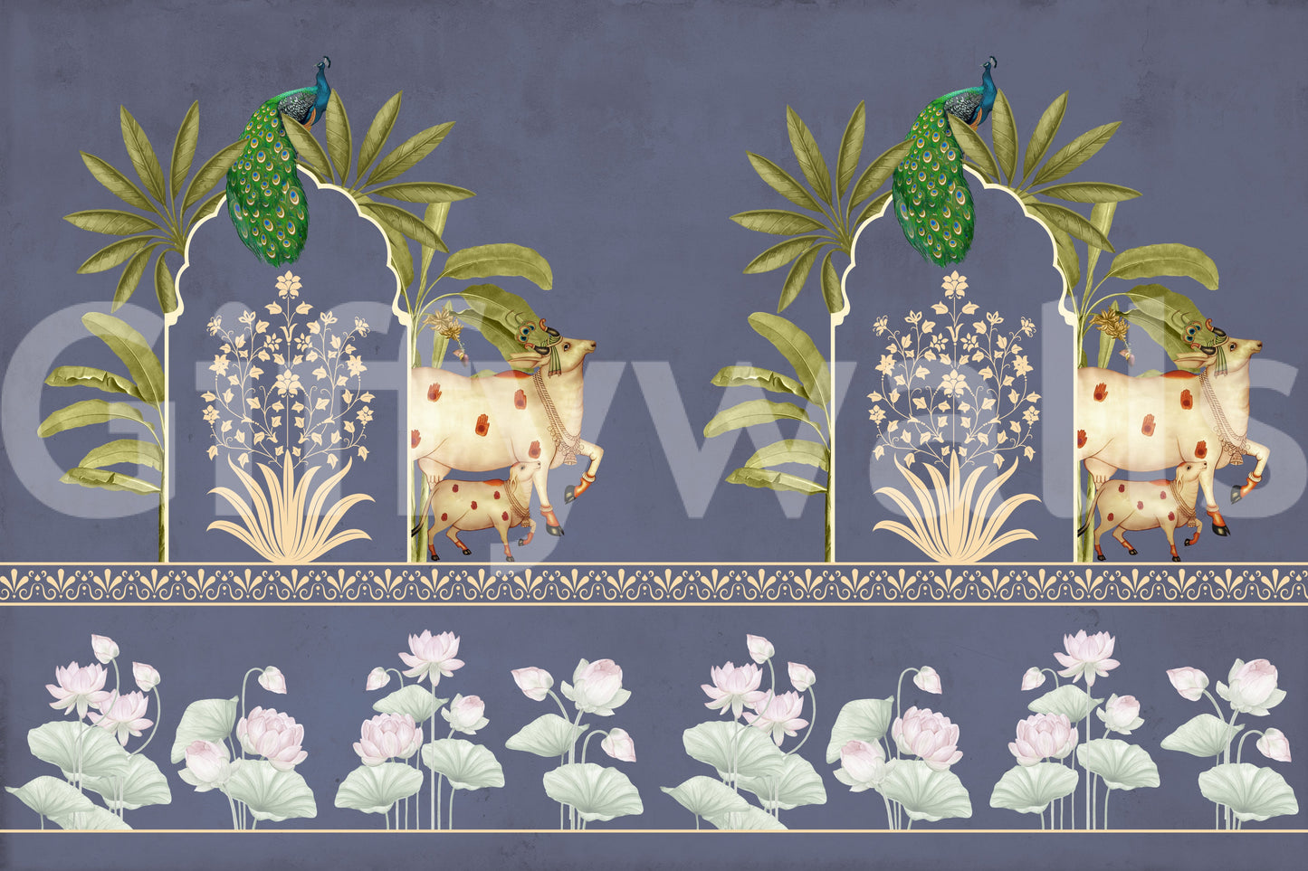 The Neelambar Arch Wall Mural