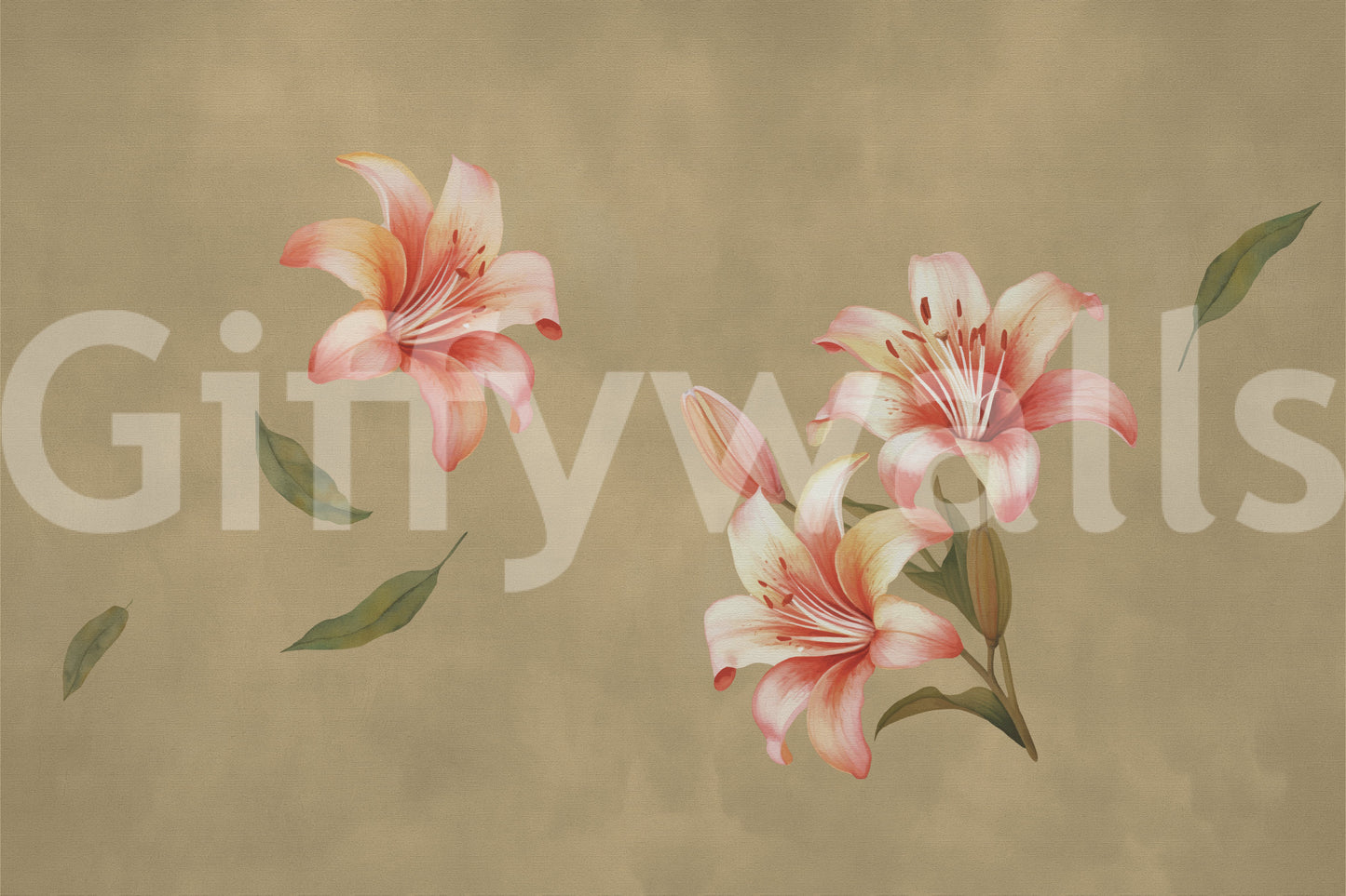 Lily Whisper Wall Mural
