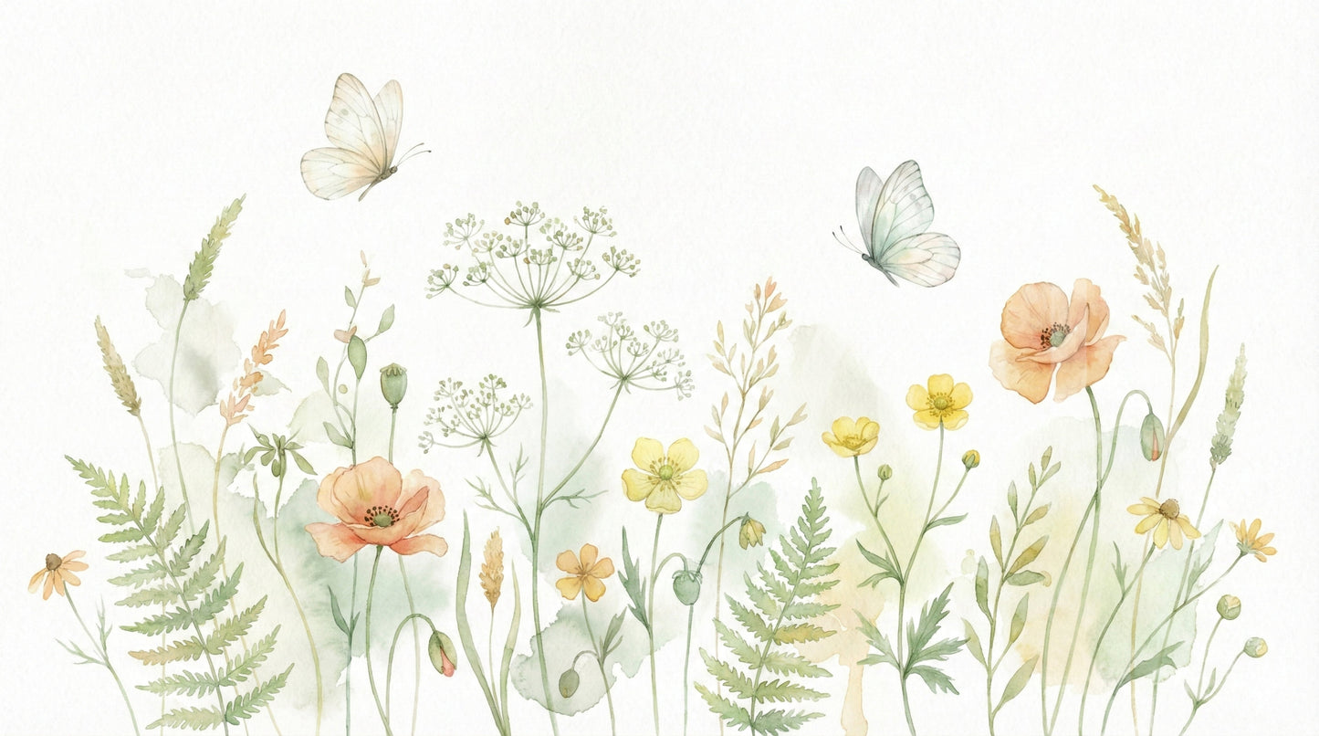 Meadow Whispers Wall Mural