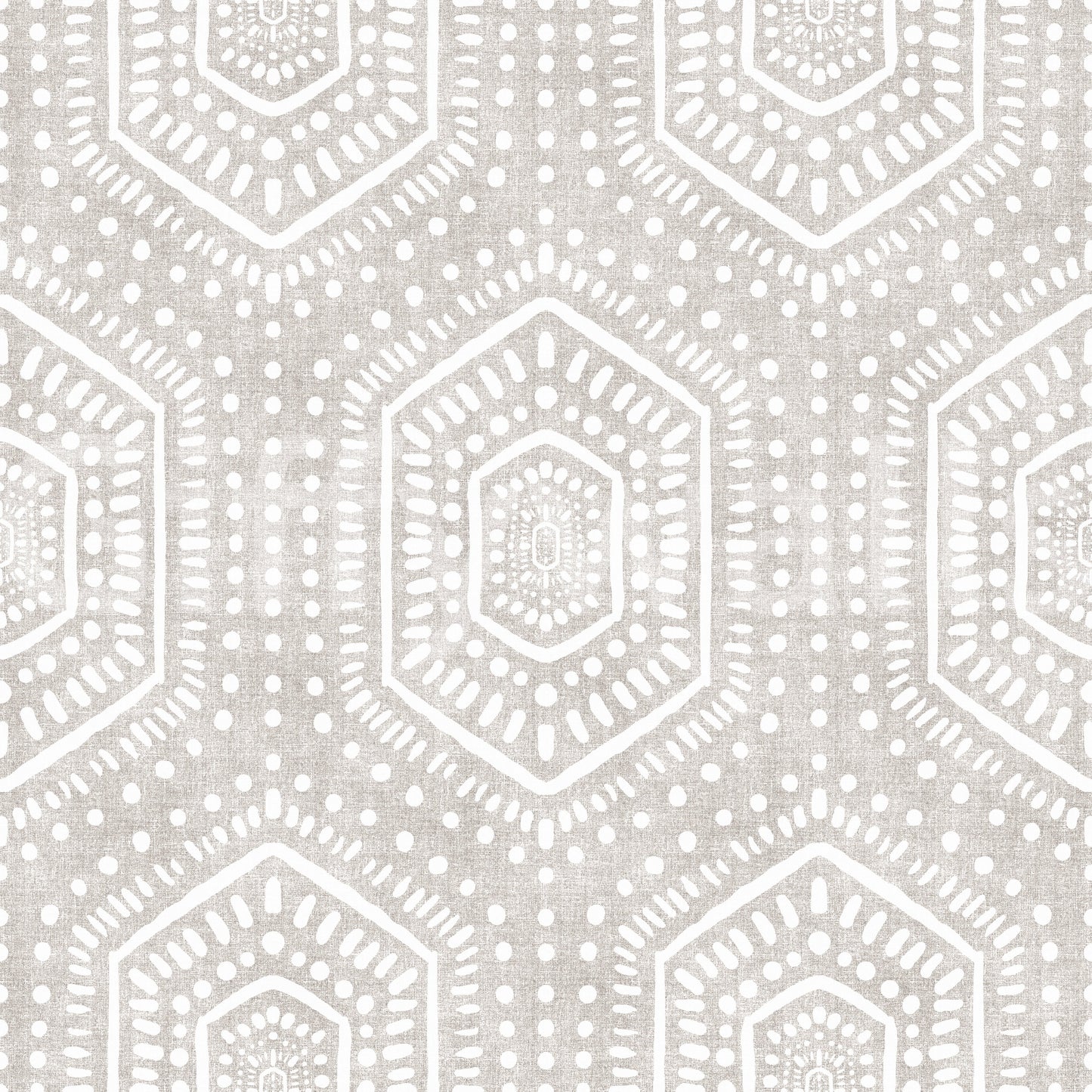 Boho Painted Grunge Neutral Wallpaper