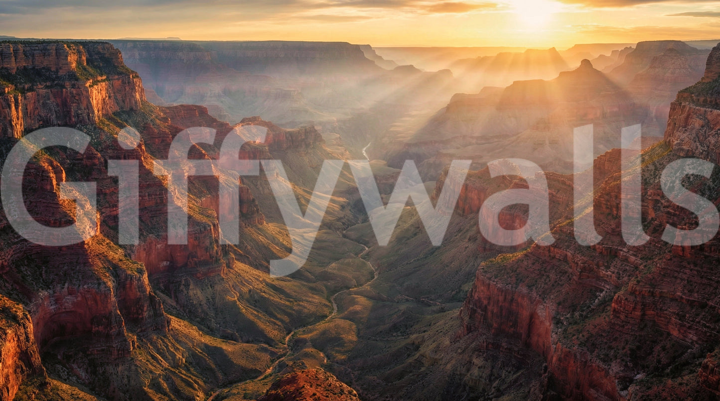 Canyon Sunrise Majesty Wall Mural