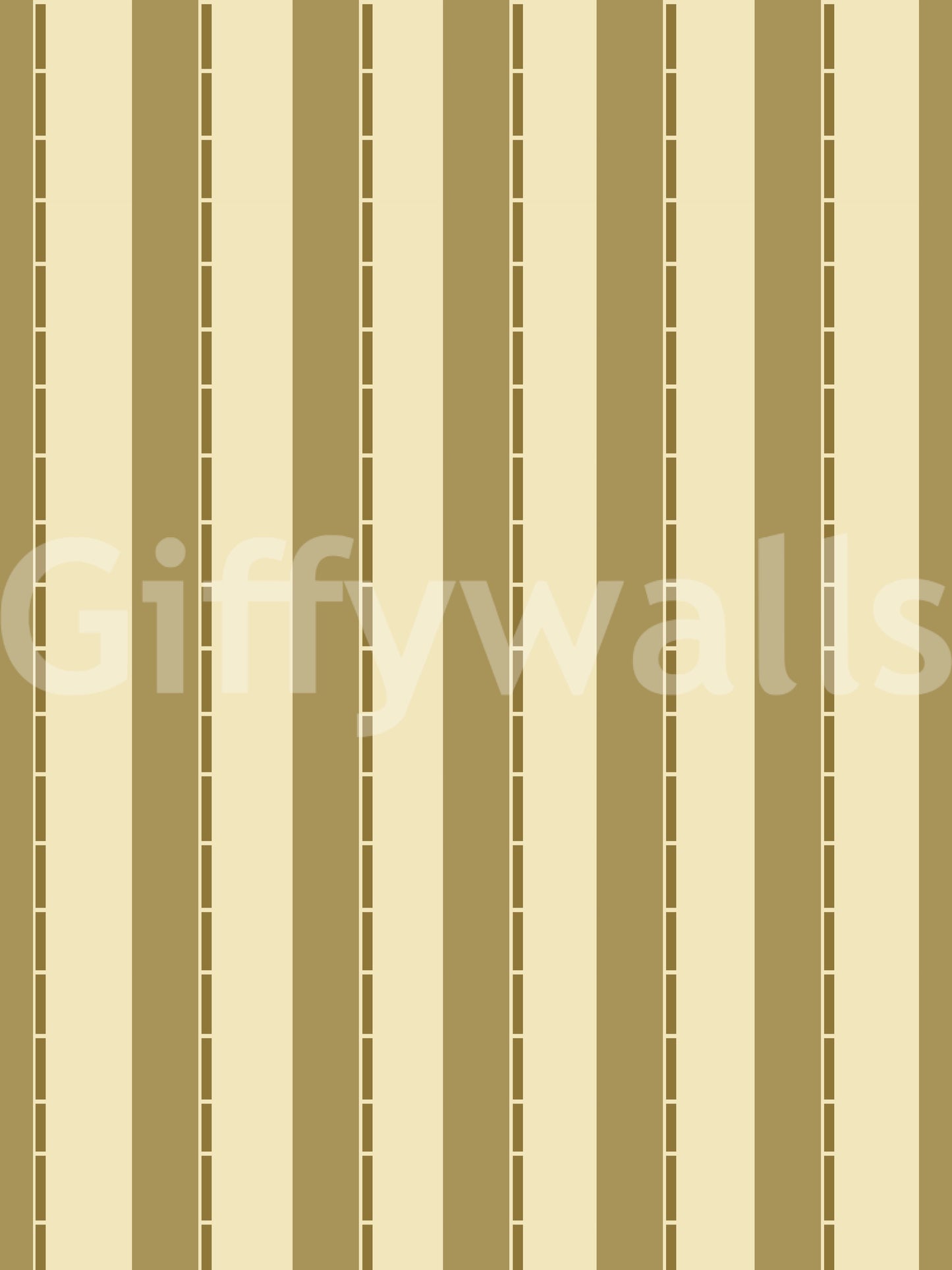 Golden Grid Stripes Wallpaper