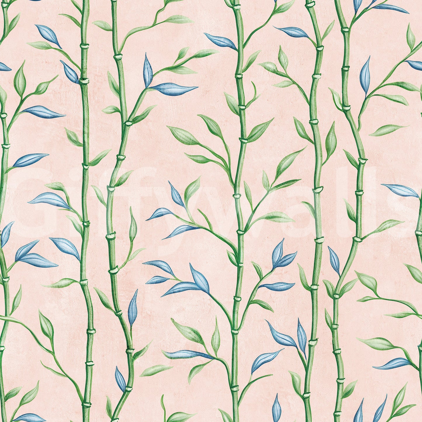 Bamboo Breeze Rose Wallpaper