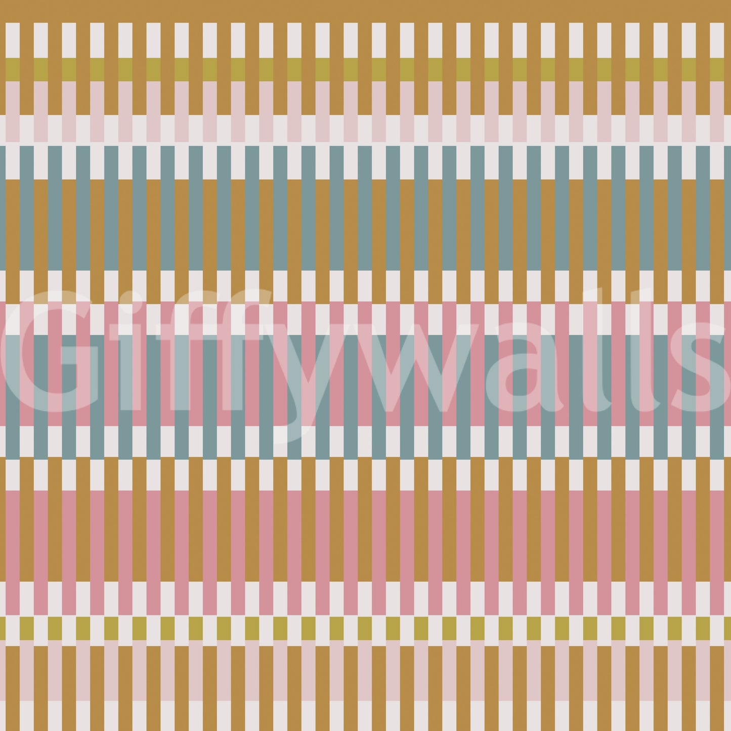 Retro Weave Blocks Wallpaper