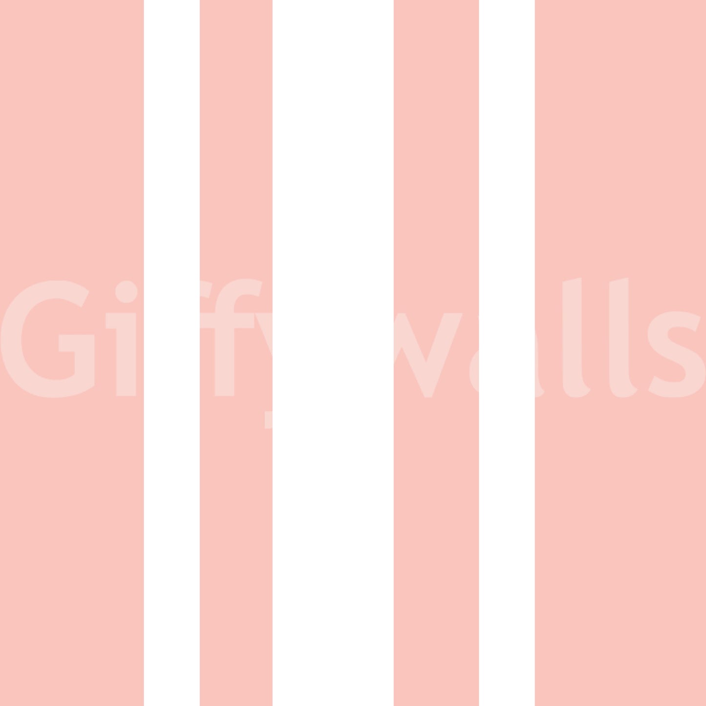 Close up details of the blush pink ticking stripe wallpaper pattern., GD9958