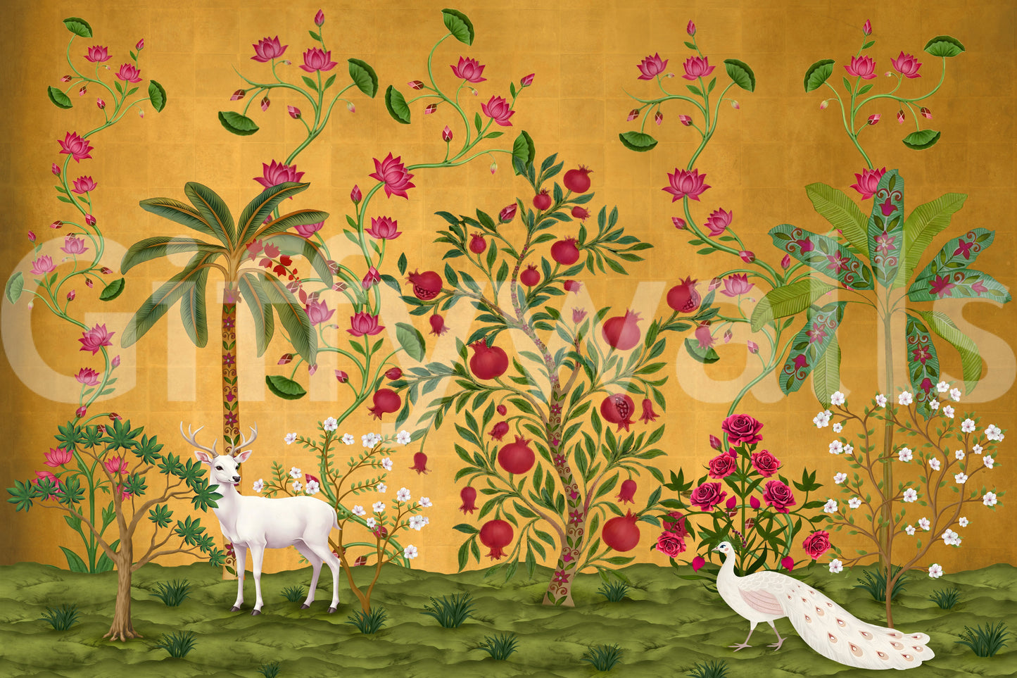 Regal Wildlife Paradise Wall Mural