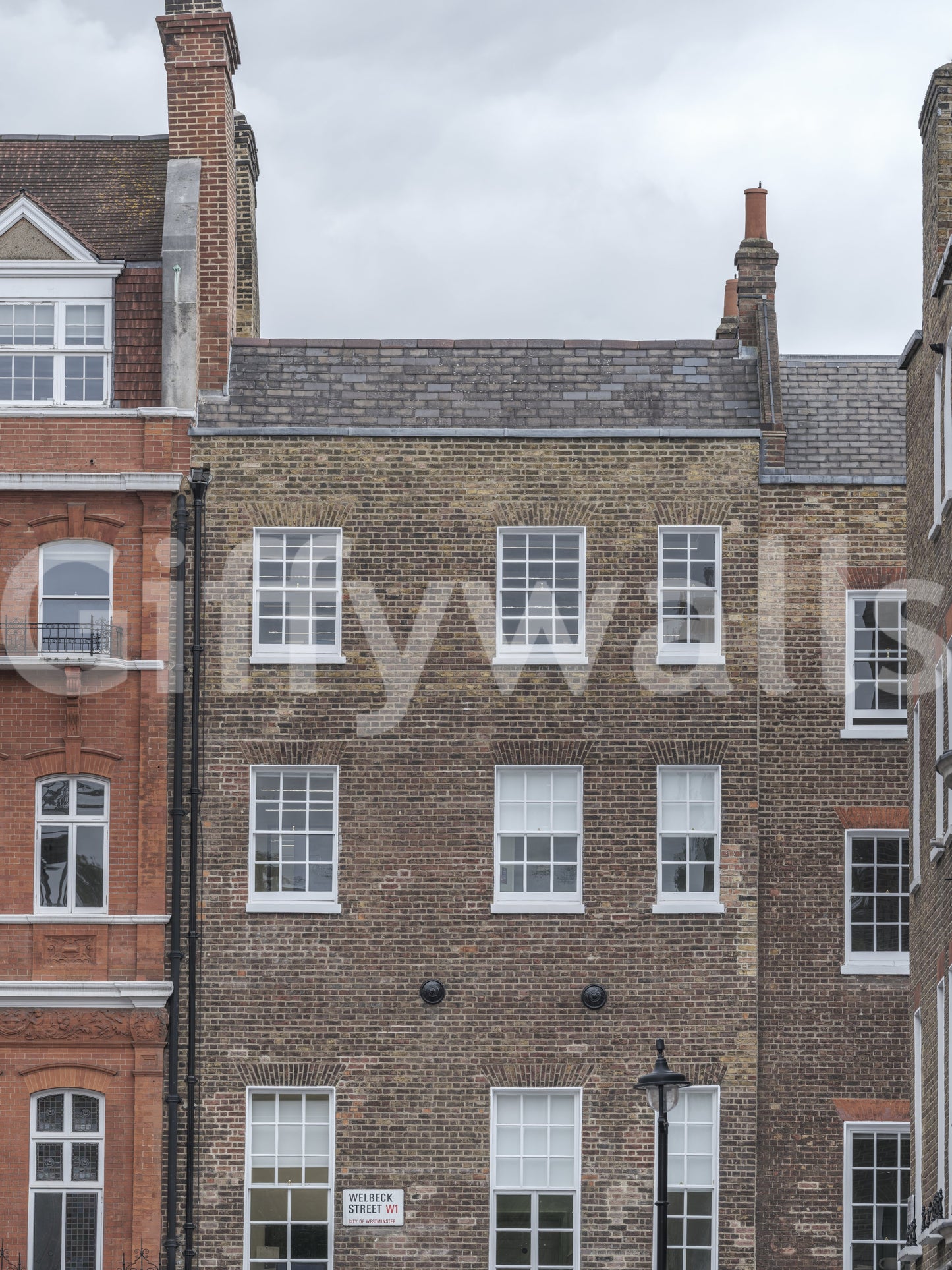 London Facades: Welbeck Street Charm Wall Mural