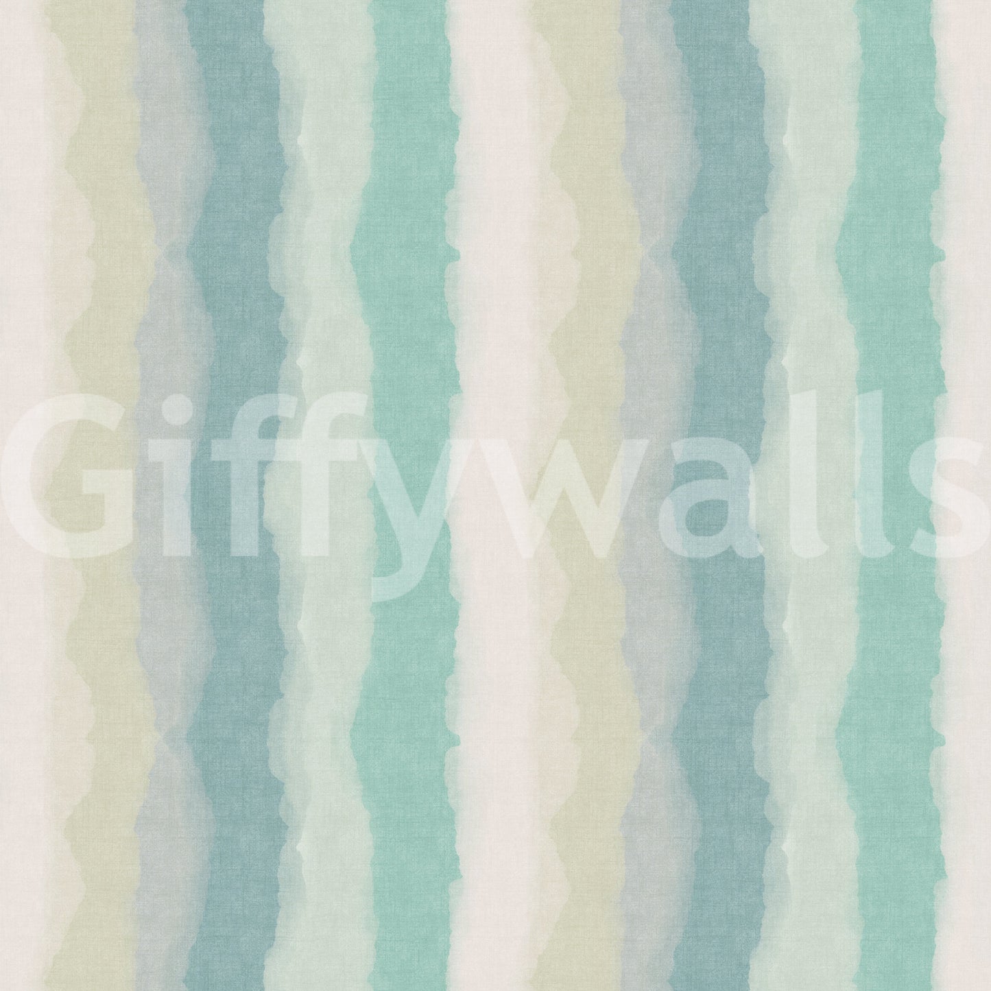 Relax Watery Painted Stripes Wallpaper
