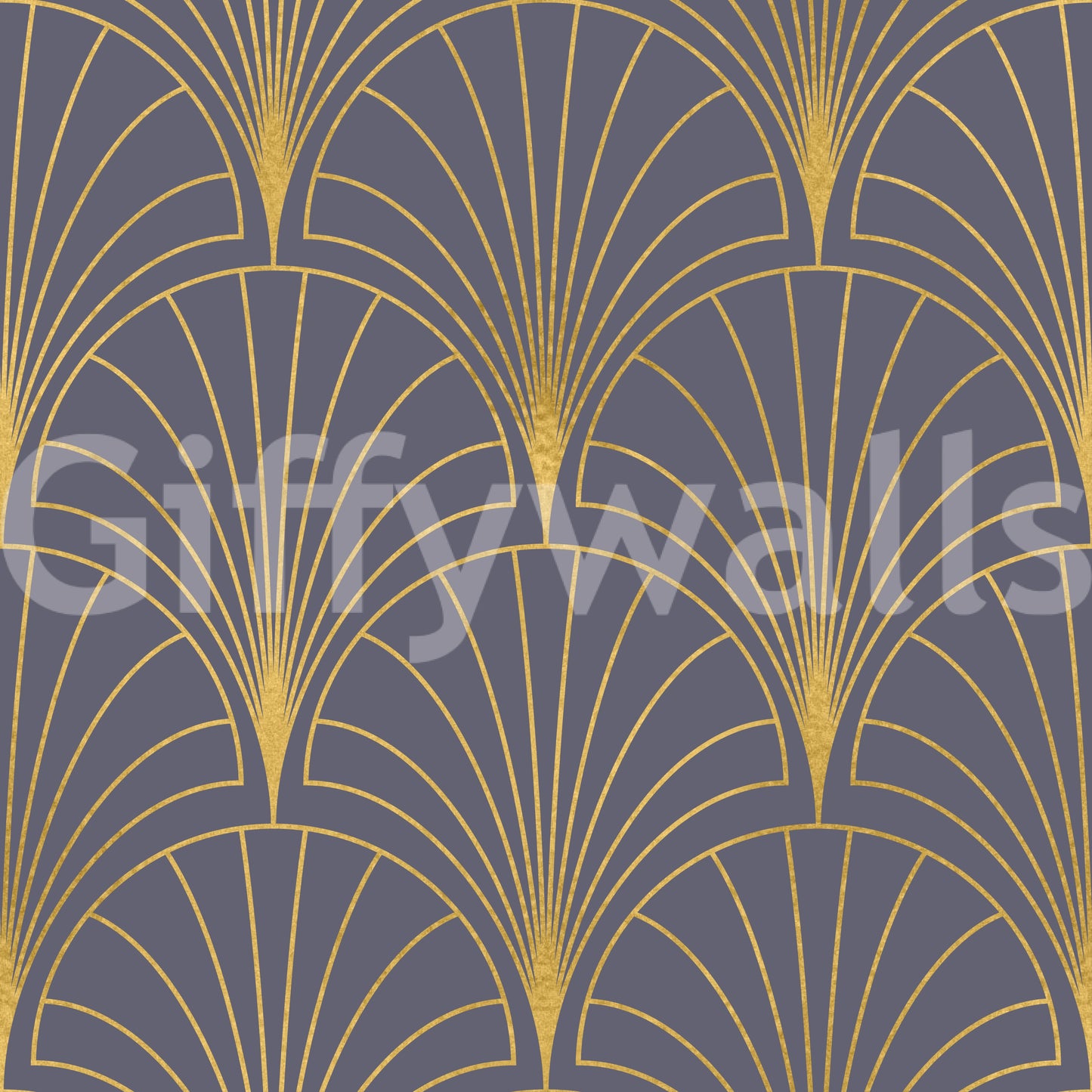 Regal Gatsby Mauve and Gold Wallpaper