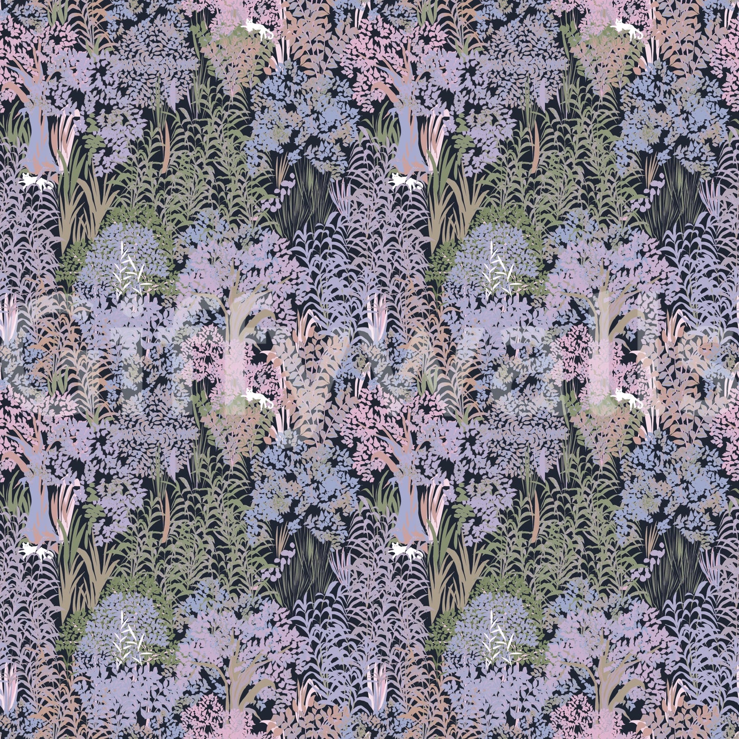 Secret Woodland Meadow Wall Decor Wallpaper