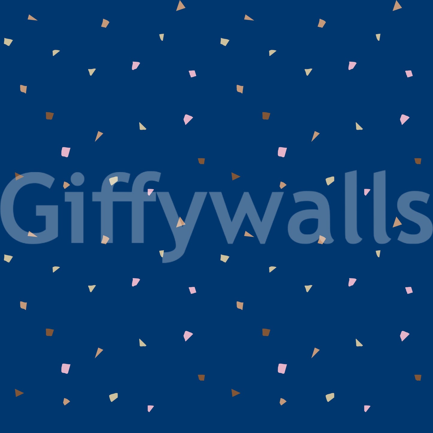 Midnight Confetti Terrazzo Wallpaper Wallpaper
