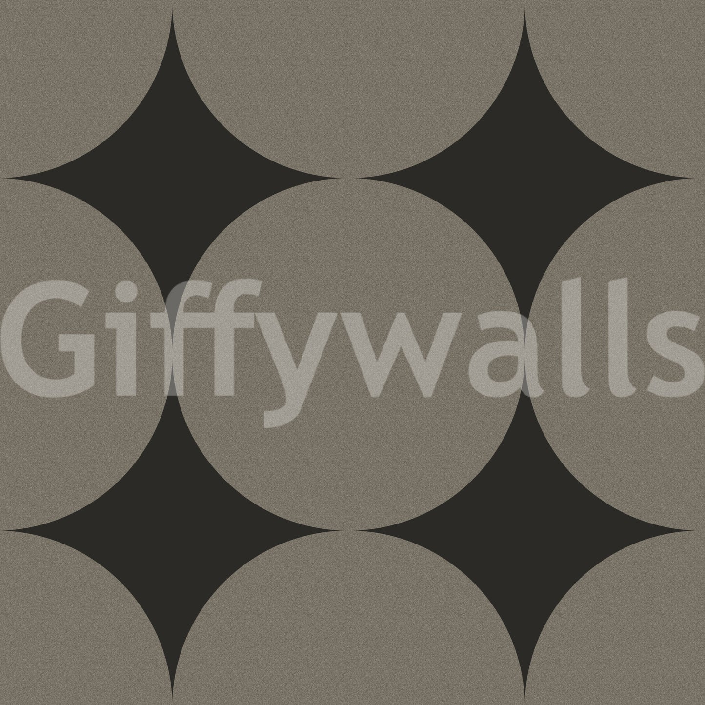 Symmetric Mid-Century Arcs and Stars Wallpaper