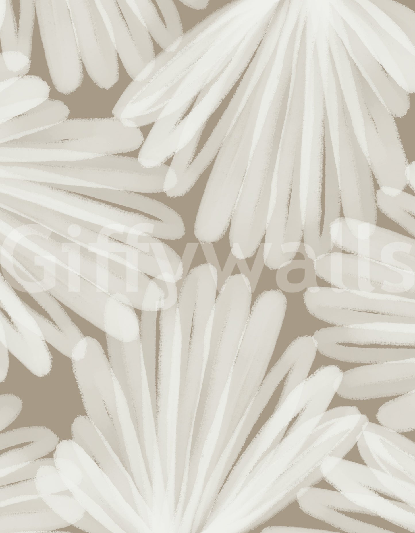 Minimalist Bloom Layers Wall Mural