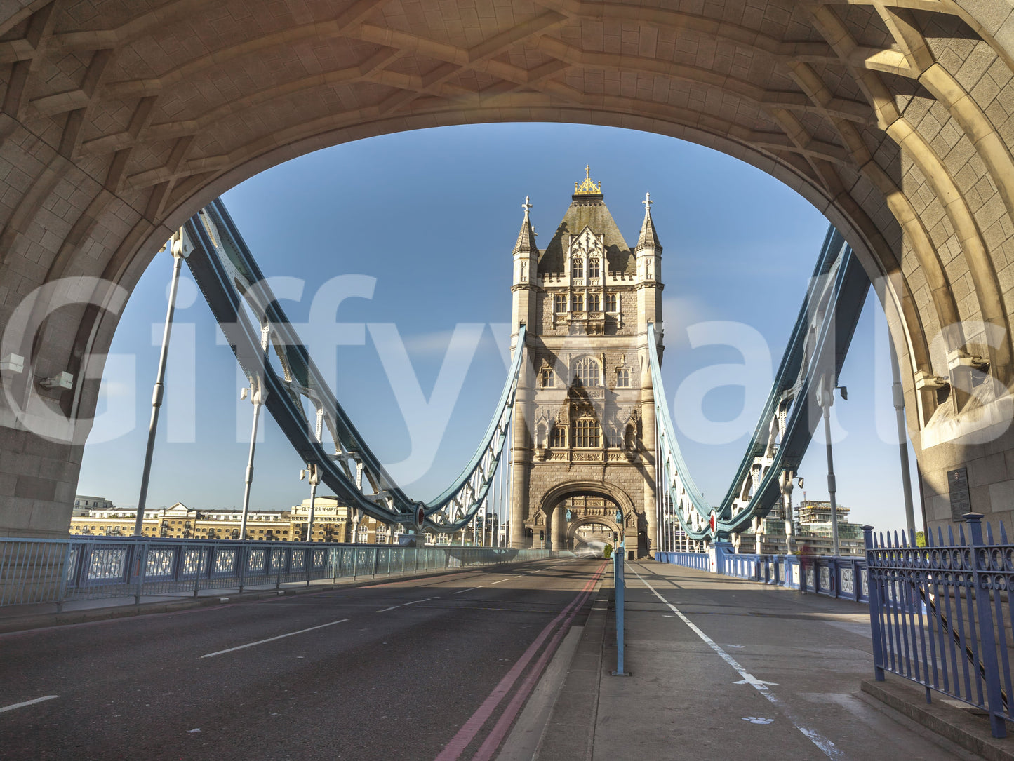 Iconic London River Crossing Archway Wall Mural