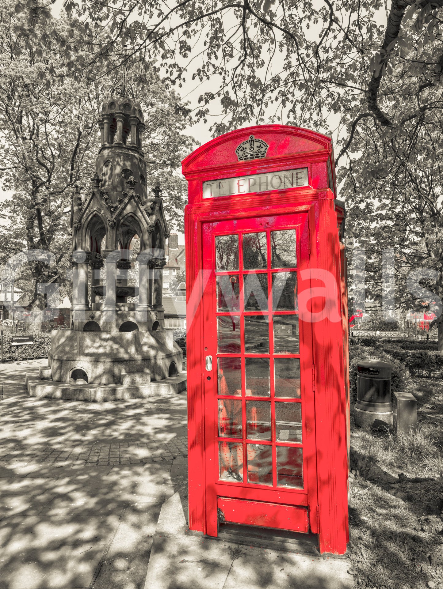 Classic British Street Heritage Wall Mural