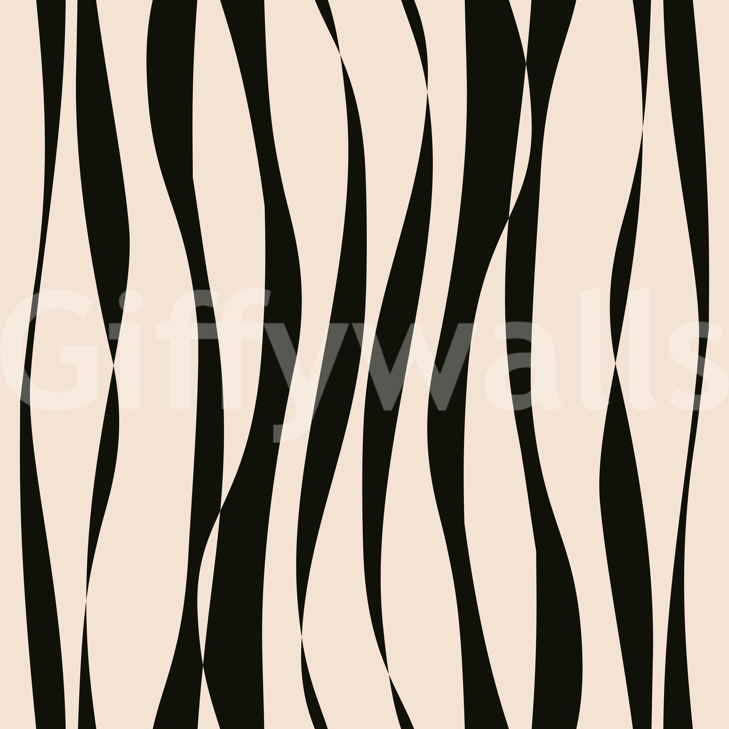 Modern Rhythmic Stripes Wallpaper