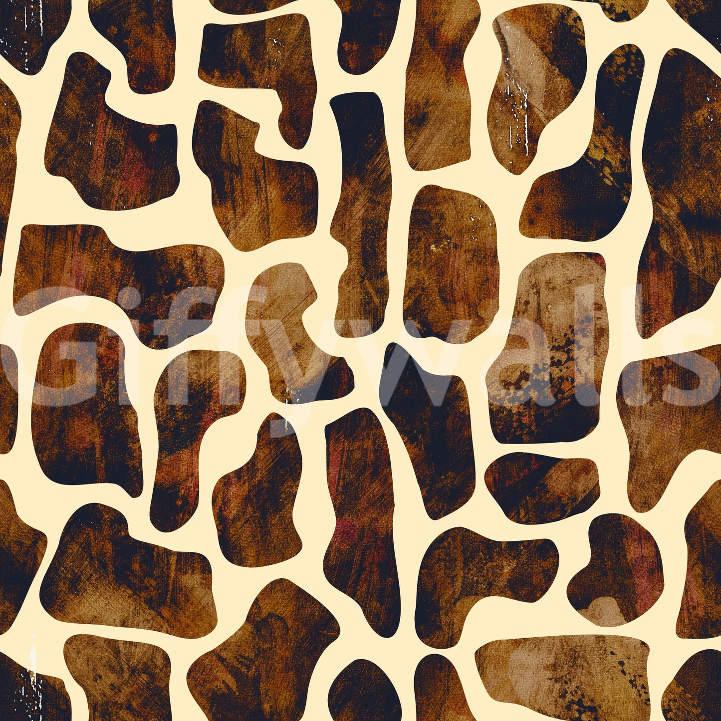 Rustic Stone Texture Repeat Wallpaper