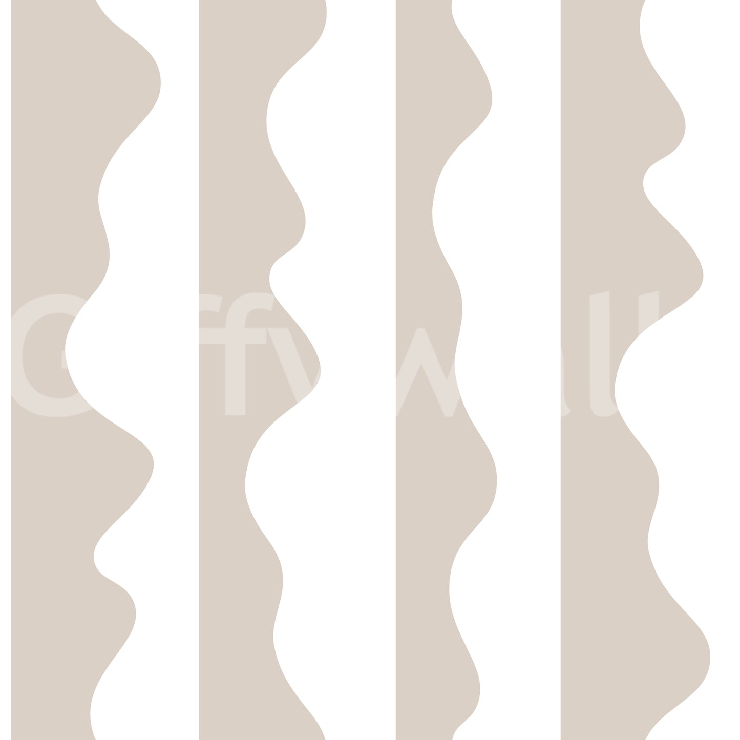 Minimalist Soft Wave Stripes Wallpaper
