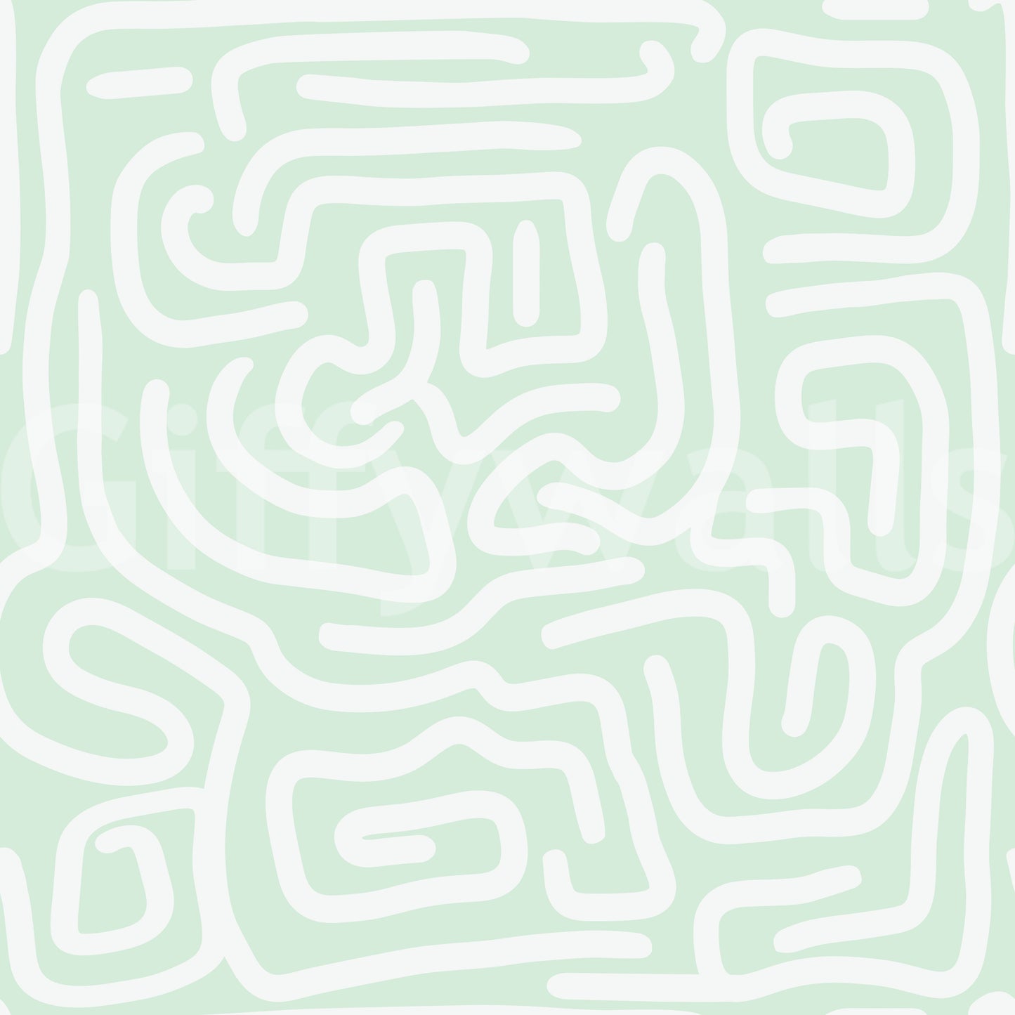 Abstract Mint Flow Wallpaper
