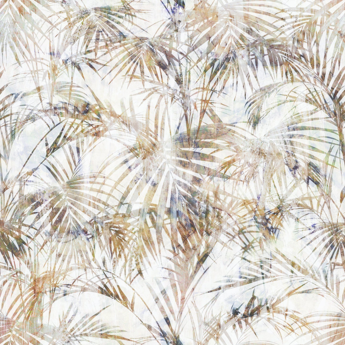 Ethereal Palm Frond Silhouette Wallpaper