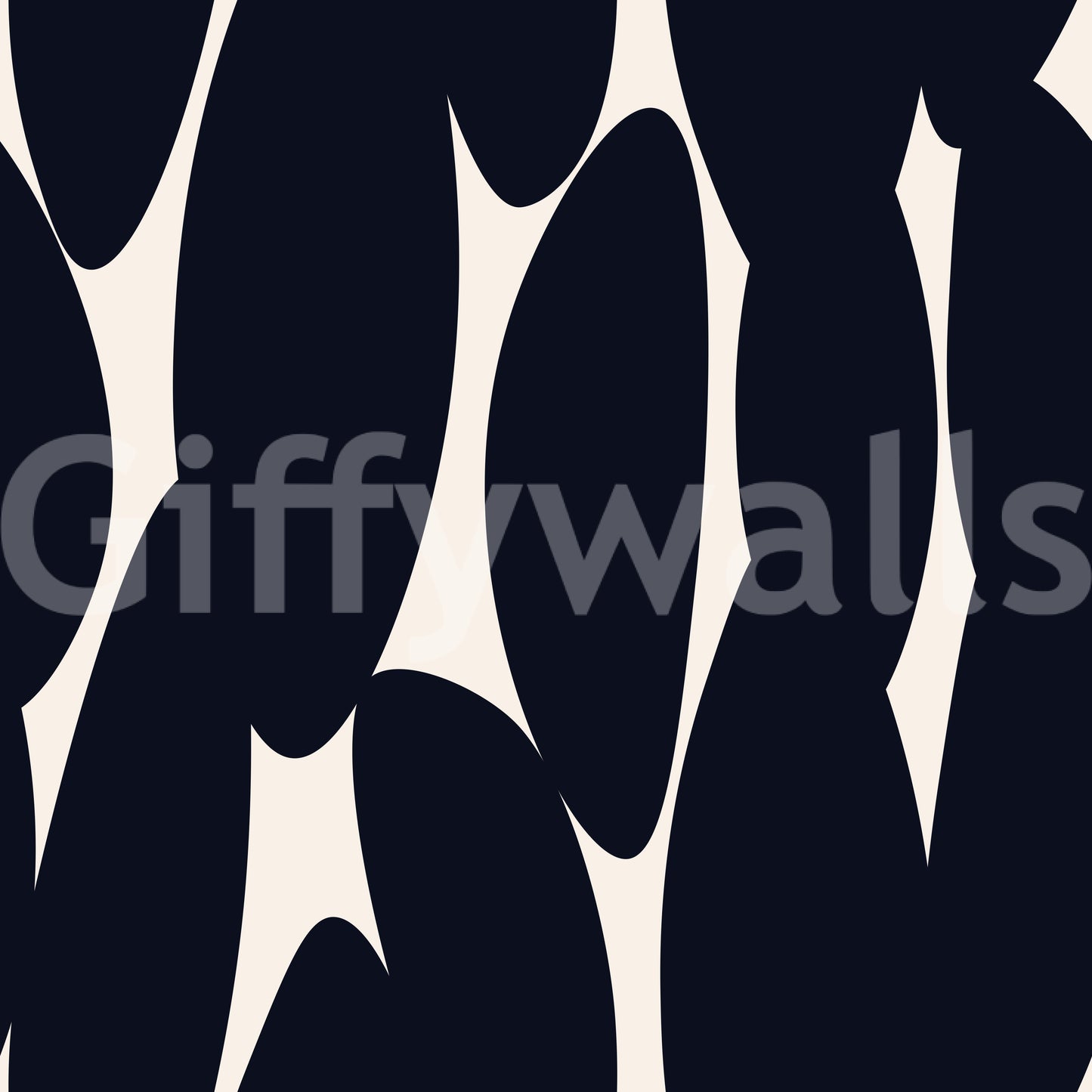 Minimalist Organic Silhouette Wallpaper