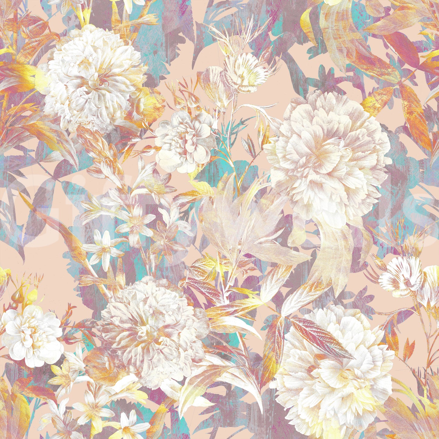 Ethereal Botanical Garden Wallpaper