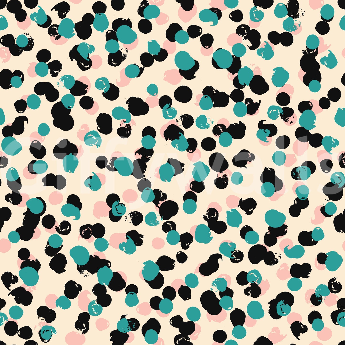 Textured Spotty Modern Pattern Wallpaper