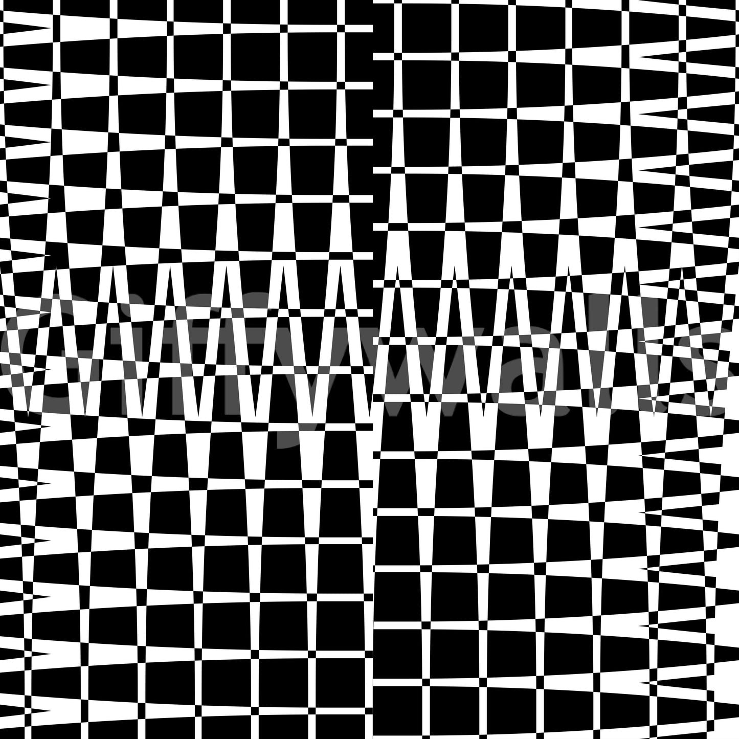 Monochromatic Wavy Grid Wallpaper