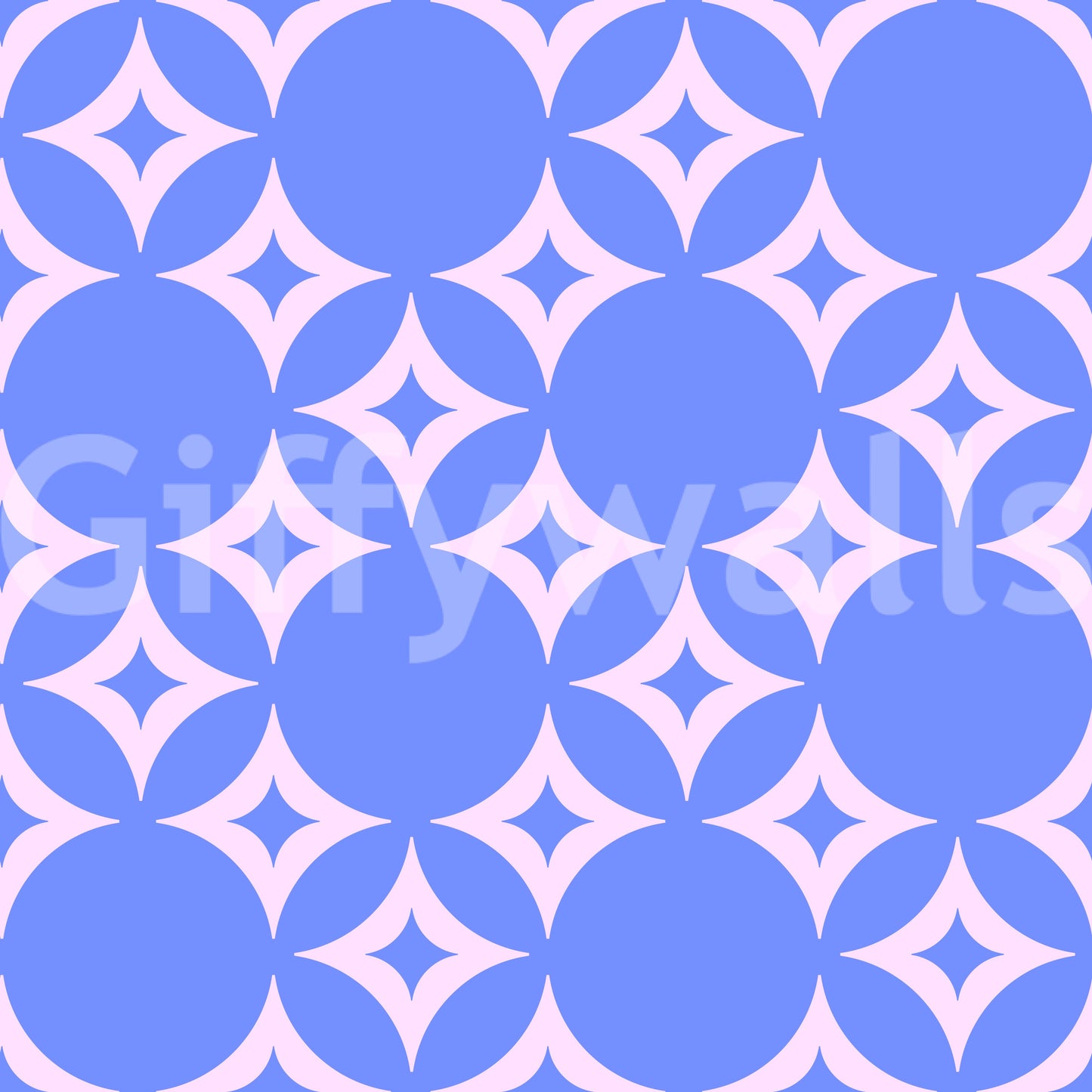 Geometric Starburst Pattern Wallpaper