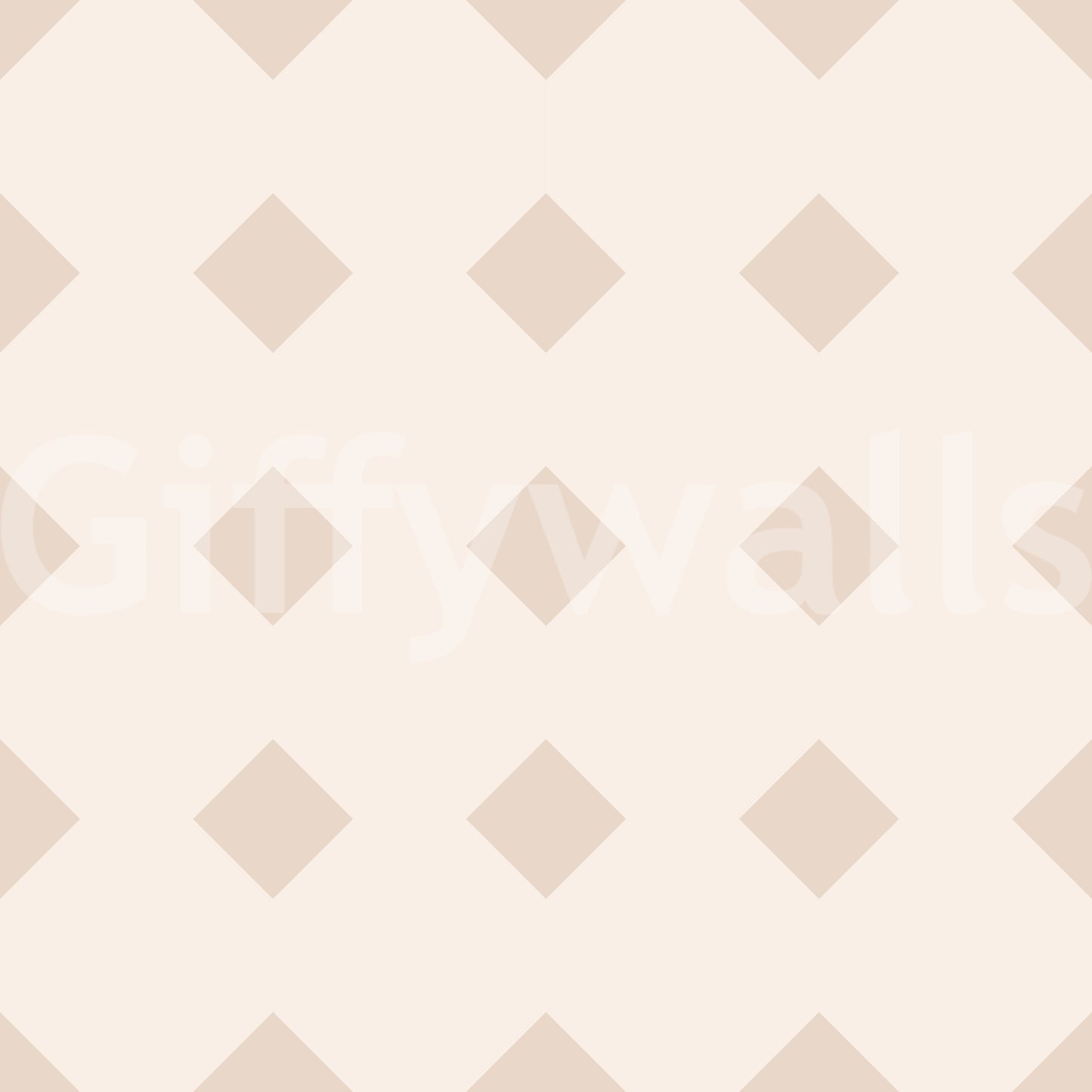 Soft Geometric Diamond Grid Wallpaper