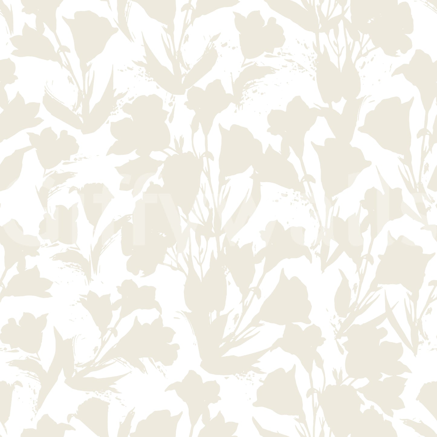 Minimalist Botanical Sketch Wallpaper