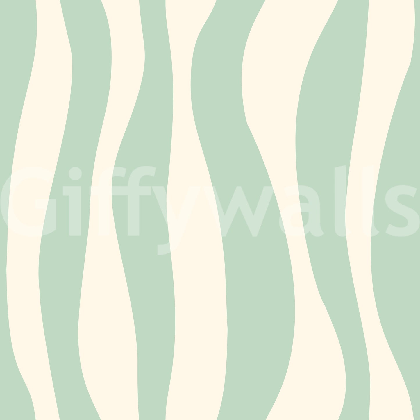 Soft Flowing Sage Linear Pattern Wallpaper