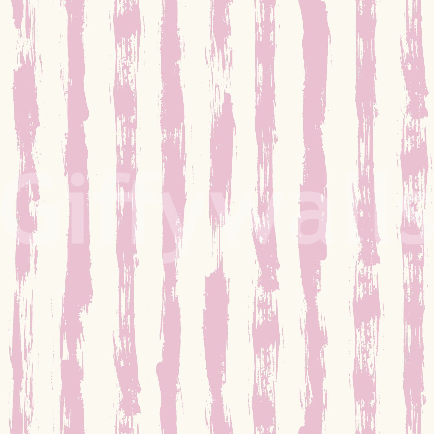 Blush Pink Painted Vertical Stripes Wallpaper