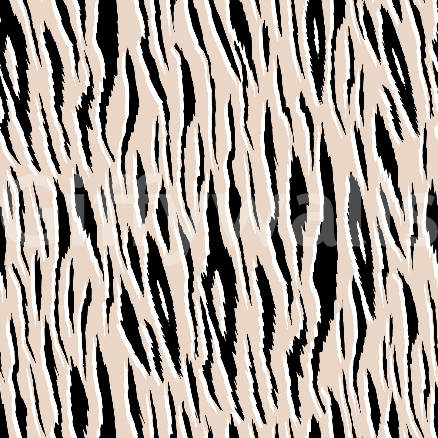 Abstract Zebra Stripe Texture Wallpaper