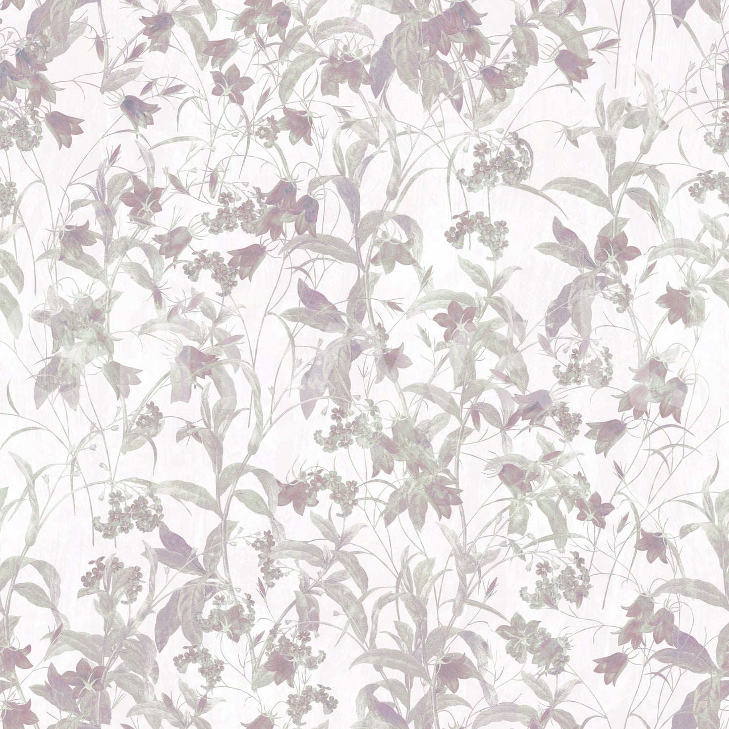 Serene Watercolor Botanical Trail Wallpaper