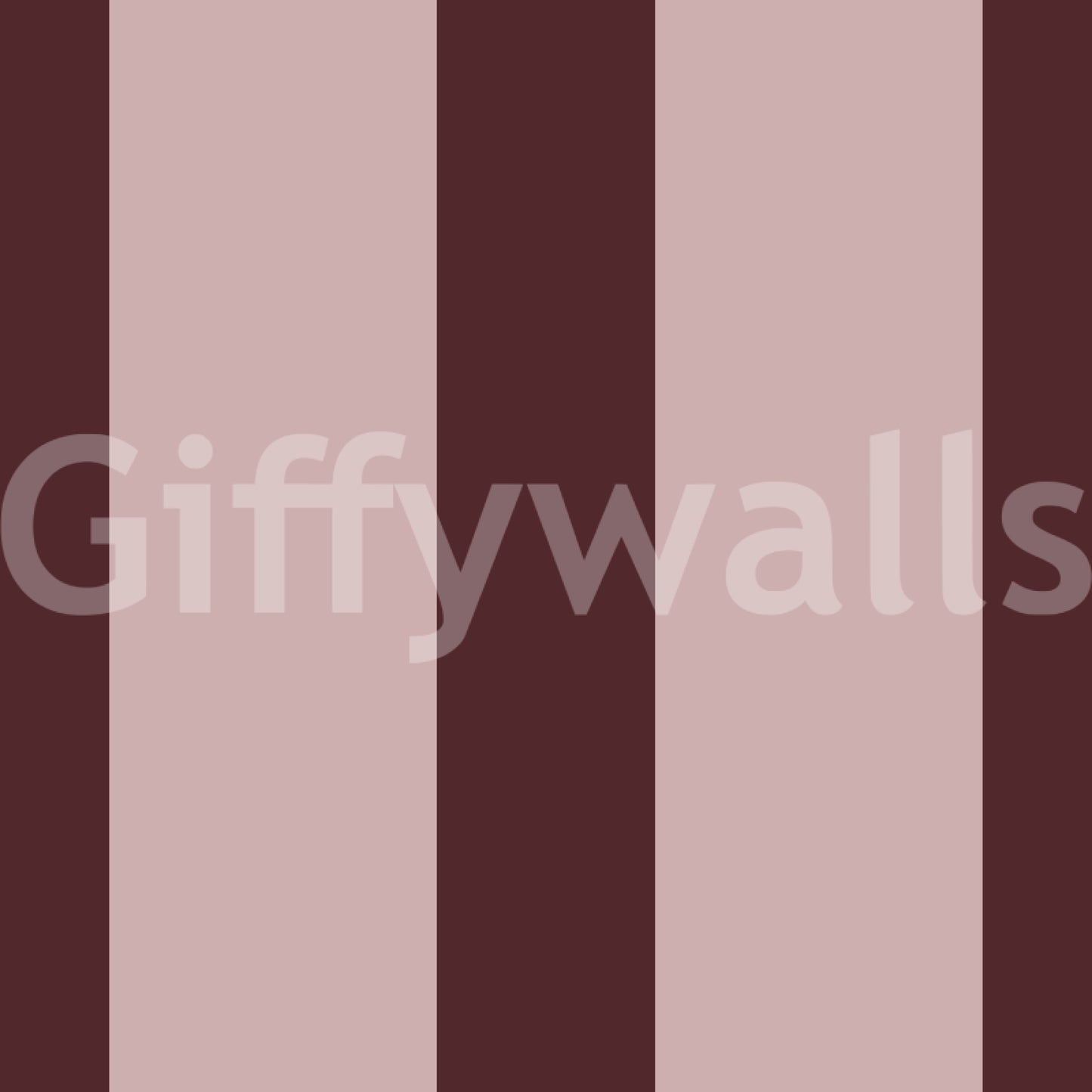 Minimalist Taupe and Chocolate Stripe Wallpaper