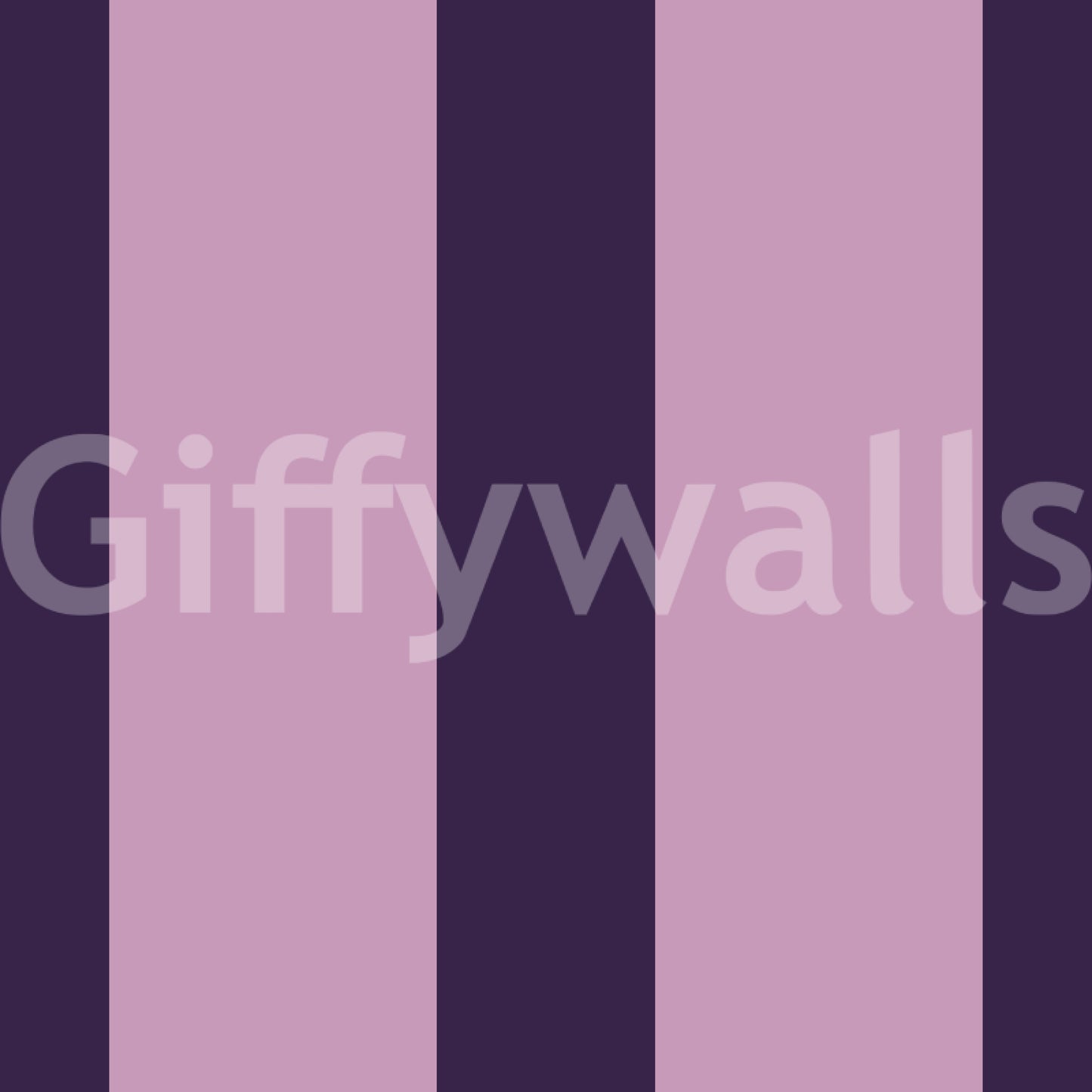 Deep Plum and Soft Lilac Vertical Stripes Wallpaper