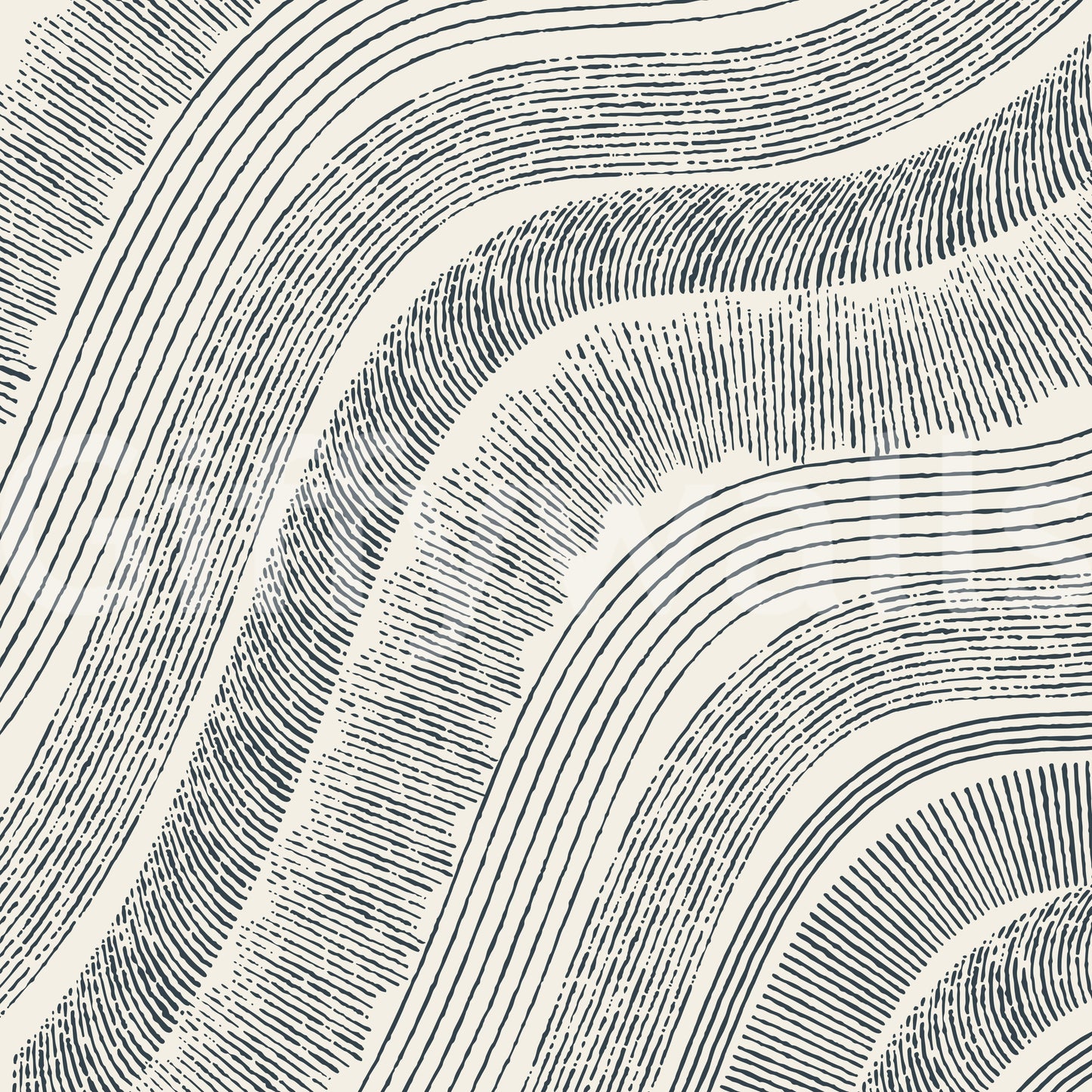 Charcoal Rippled Texture Design Wall Mural