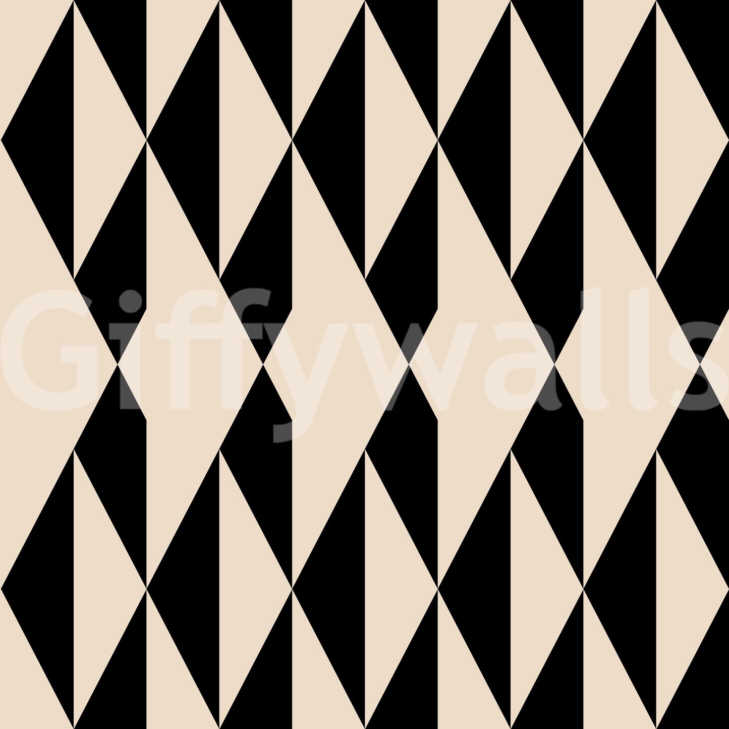 Monochrome Geometric Diamonds Wallpaper