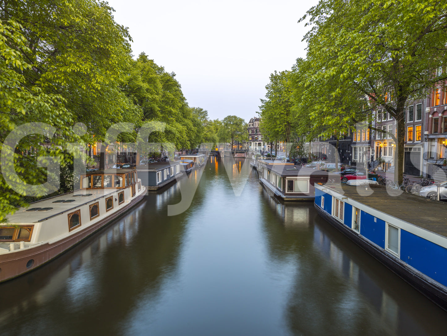 Amsterdam Riverside Reflection Wall Mural