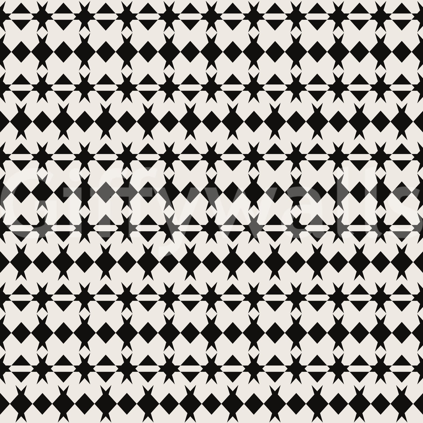 Minimalist Diamond Grid Graphic Wallpaper