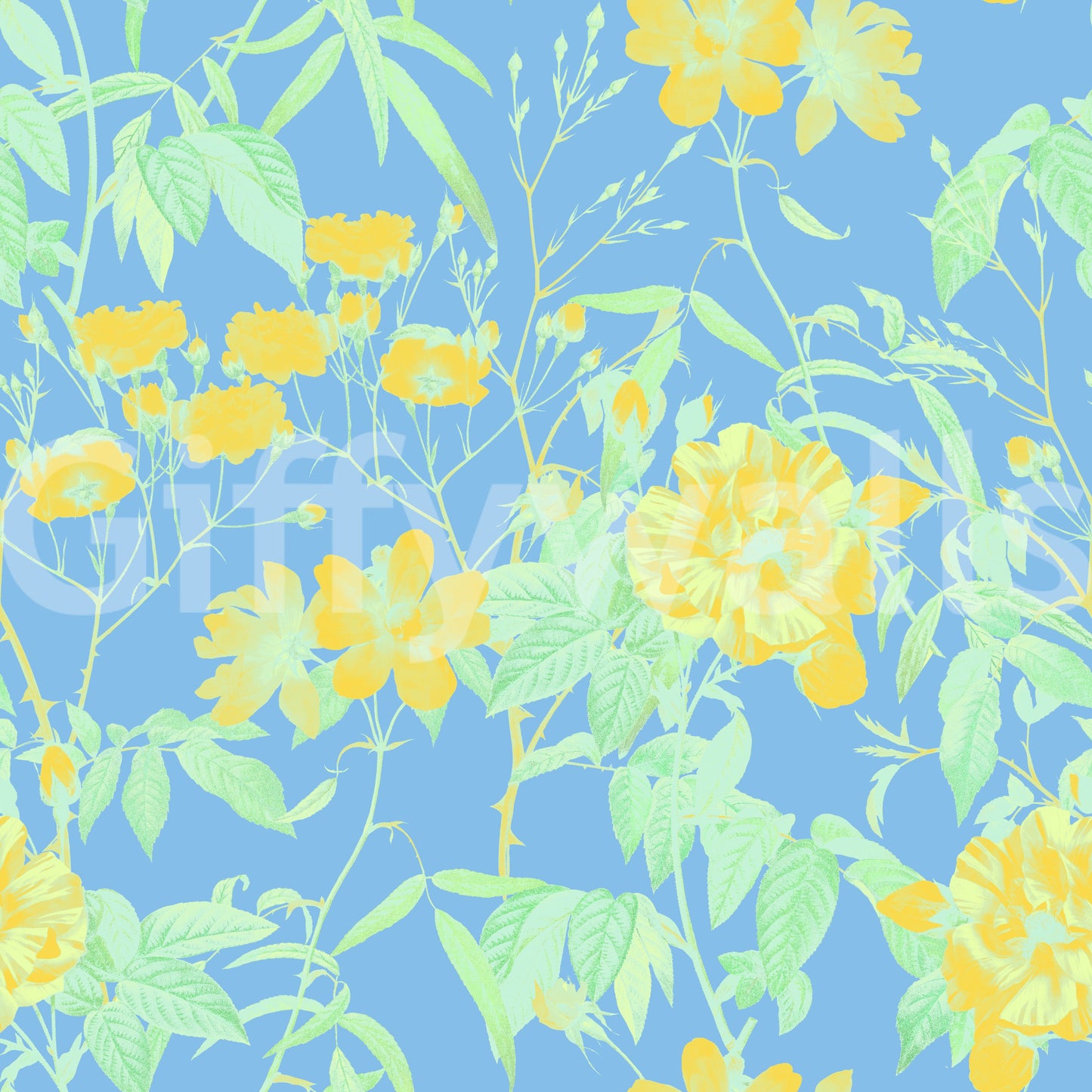 Summer Botanical Garden Wallpaper