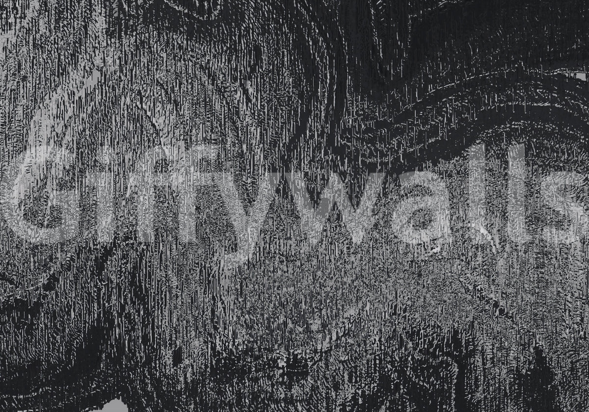 Industrial Gray Concrete Texture Wall Mural