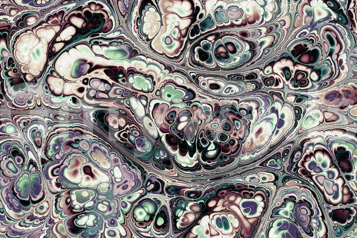 Mystic Marble Abstract Organic Flow Wall Mural