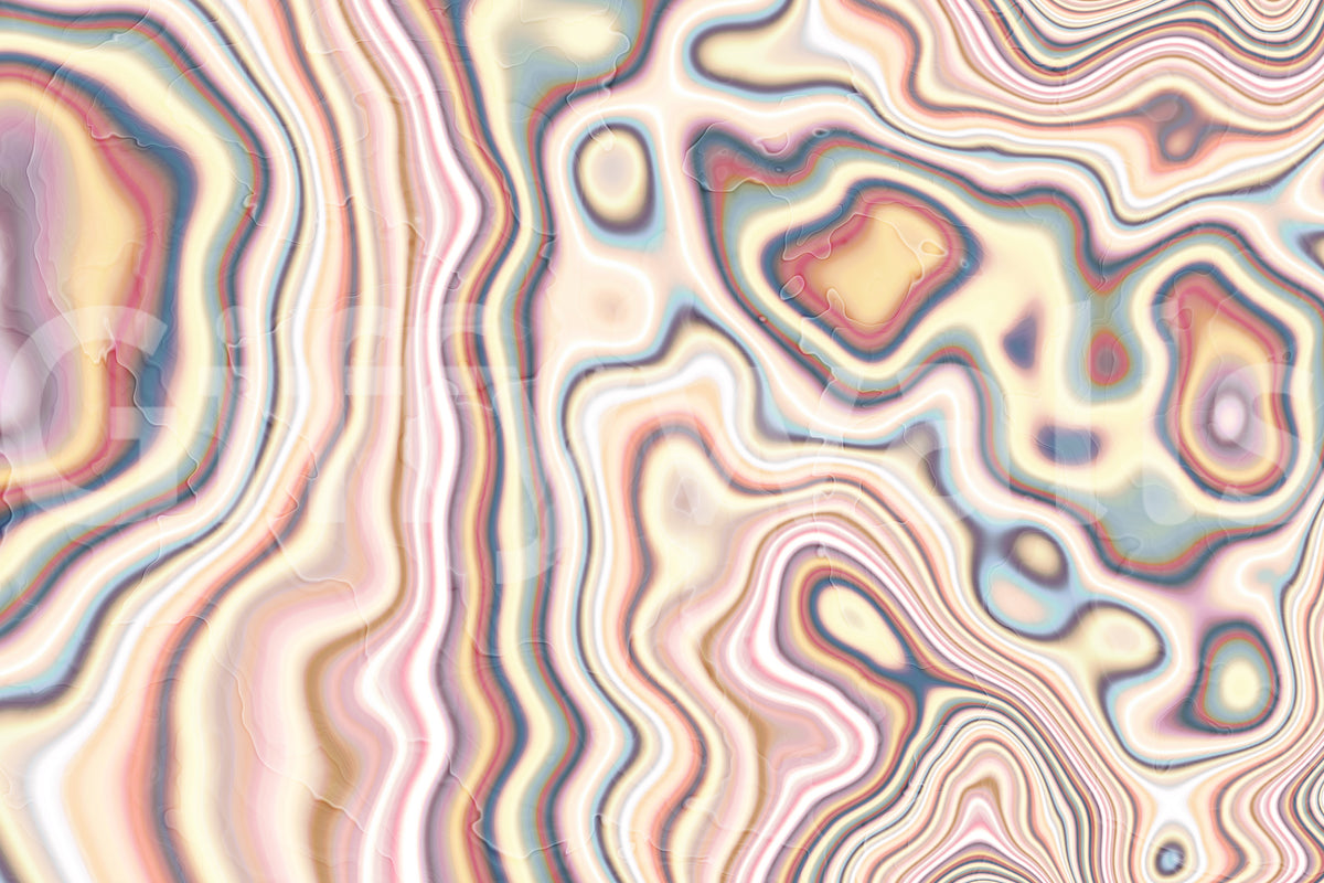 Abstract Marble Flow Wall Mural