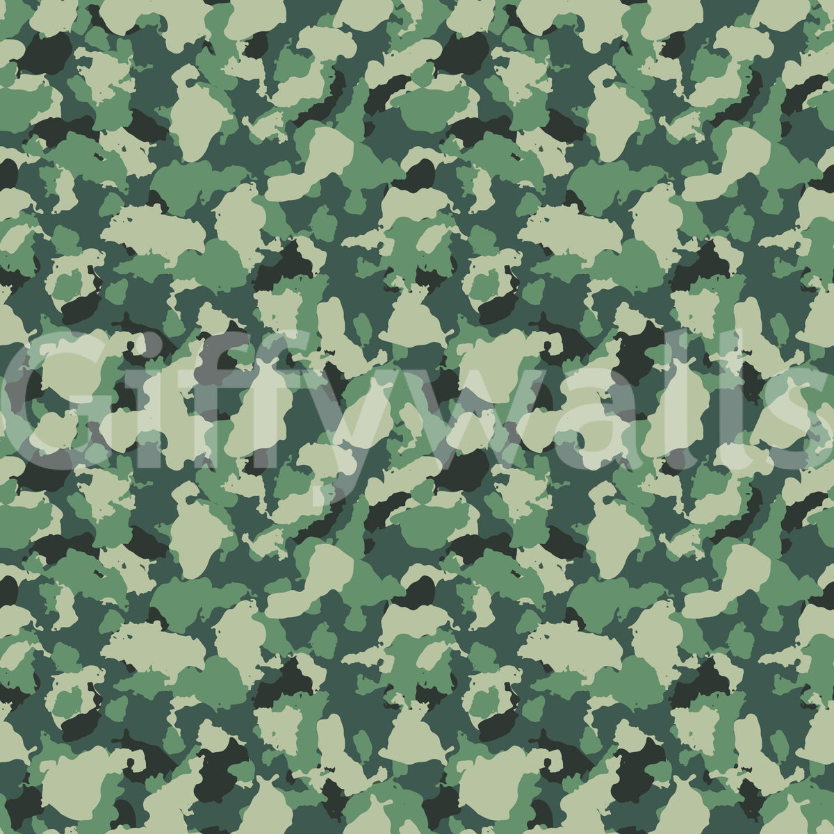 Abstract Forest Camo Texture Wallpaper