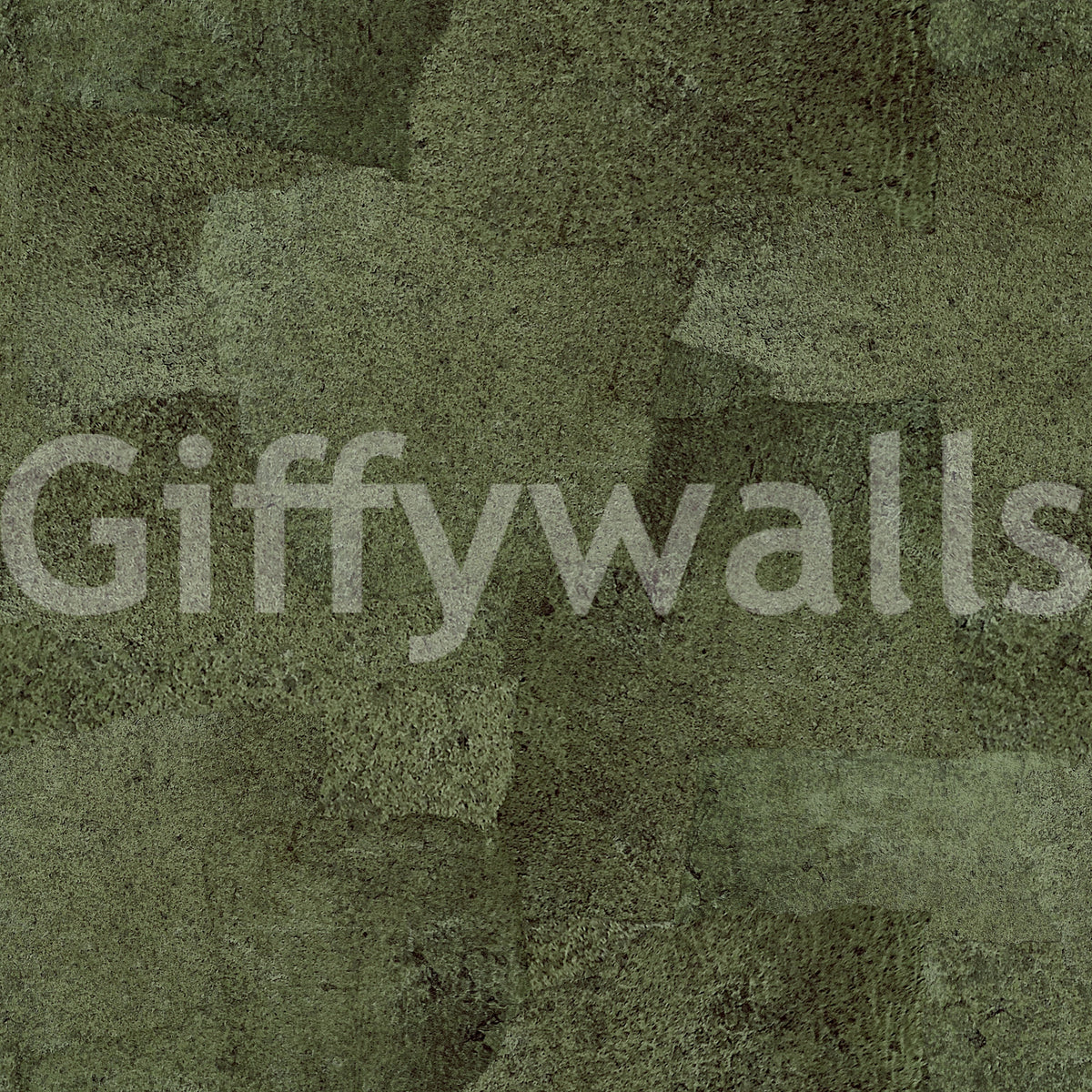 Torn Leather - Moss Wallpaper