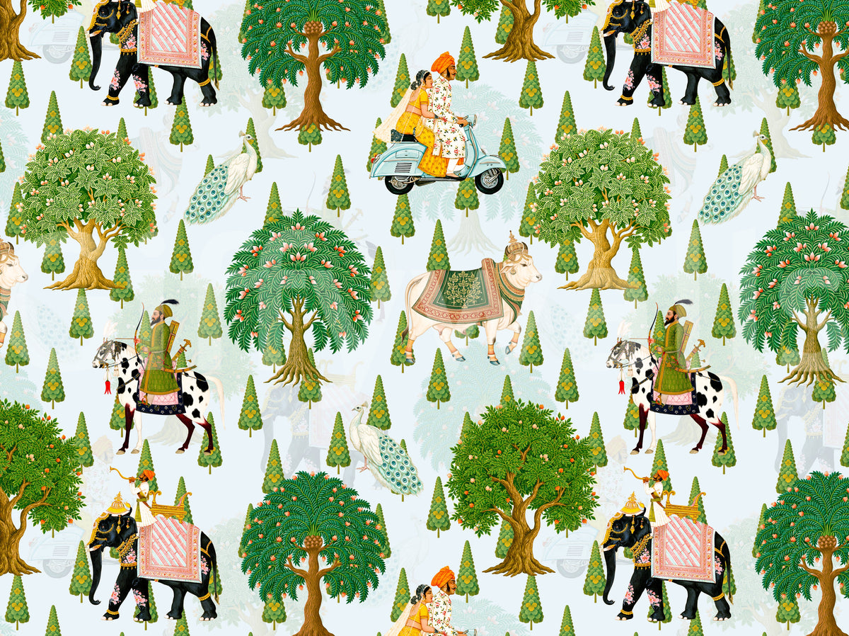 Ananya Indian Wall Mural
