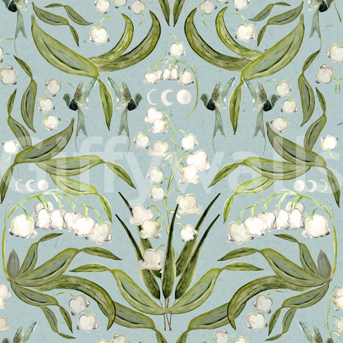 Spellbound Lily of the Valley Wallpaper